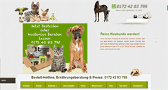 Desktop Screenshot of hundkatzeschmaus.com